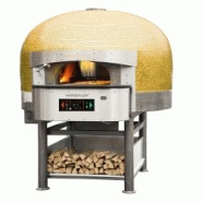 Fours à pizza professionnel à gaz et bois - sole chauffée à gaz - MORELLO FORNI FGRI100 - CUPOLE MOSAIQUE Fours à pizza professionnel à gaz et bois - sole chauffée à gaz - MORELLO FORNI FGRI100 - CUPOLE MOSAIQUE