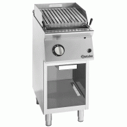 Grill à pierre de lave gaz PRO sur soubassement ouvert, 15 000 W - GAZ