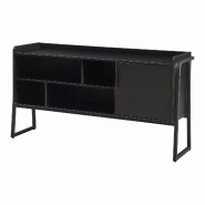 Helloshop26 - Meuble TV support télévision salon étagère 120 x 34 x 63 cm noir 03_0010093 - noir 3000225030643