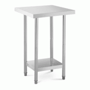 Helloshop26 - Table de travail acier inoxydable inox - 61 x 61 cm capacité de 480 kg professionnel 14_0005085 - 3000228851535 Helloshop26 - Table de travail acier inoxydable inox - 61 x 61 cm capacité de 480 kg professionnel 14_0005085 - 3000228851535