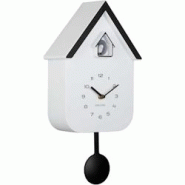 Horloge murale Dupla Color Cuckoo blanc Karlsson - blanc 8714302771408 Horloge murale Dupla Color Cuckoo blanc Karlsson - blanc 8714302771408