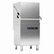 Lave-vaisselle à capot électronique avec doseur de détergent et pompe de décharge, panier 50x50 cm - VIRTUS - 4068875003256