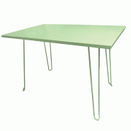 Ligne chr biscarosse table alu rectangle - vert ral6019 - vert métal MCH-751063-VERT Ligne chr biscarosse table alu rectangle - vert ral6019 - vert métal MCH-751063-VERT