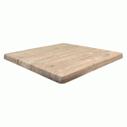 Plateau carré de table extérieur Classic Line 60x60cm décor washington pine