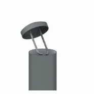 Potelet anti bélier version tête bombée
