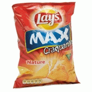 Sachet de chips lays max craquantes nature 145g