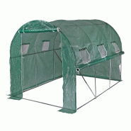Serre tunnel de jardin 300 x 200 x 200 cm