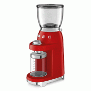 SMEG Moulin à Café 350g 150w Rouge CGF11RDEU - rouge 8017709318000