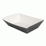 Barquette The Pack carton ondulé nano micro 2400g 17x9,7x6,3cm noir - par 600