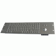Clavier inox anti-vandale complet au format rack 19" - a19u-tb-kp-fn Clavier inox anti-vandale complet au format rack 19" - a19u-tb-kp-fn
