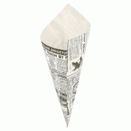 Cornet en papier ingraissable sans PFAS Times 600g 42x29cm - par 1000