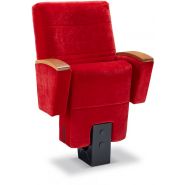 Fauteuil de cinéma relevable, dossier galbe ergonomique - Inertie Caisson / Kleslo