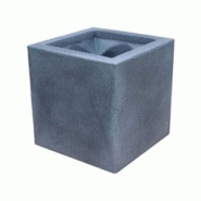 Jardinière en polyéthylène Tango 55 x 55 x 56 cm Roto - gris 3831116102282 Jardinière en polyéthylène Tango 55 x 55 x 56 cm Roto - gris 3831116102282