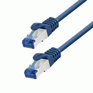 LogiLink Professional Câble patch, Cat. 6A, S/FTP, 10,0 m, bleu, 10 m - bleu 4052792020618