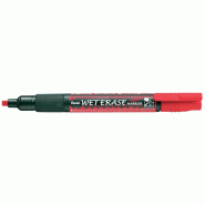 PENTEL Marqueur WET ERASE CHALK Pte biseautée 0,6-4 mm Blanc - blanc plastique SMW26-WO