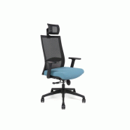 Siège de bureau ergonomique Talos - mécanisme synchrone 3 positions, soutien lombaire, têtière, accoudoirs 1D ou 3D Siège de bureau ergonomique Talos - mécanisme synchrone 3 positions, soutien lombaire, têtière, accoudoirs 1D ou 3D