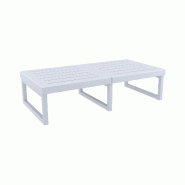 SIESTA EXCLUSIVE Table basse d'extérieur Mykonos Lounge Table XL Blanche - blanc plastique polypropylÚne SP-SI-138WH SIESTA EXCLUSIVE Table basse d'extérieur Mykonos Lounge Table XL Blanche - blanc plastique polypropylÚne SP-SI-138WH