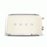 SMEG grille-pains 2 fentes 1500w crème tsf02creu - blanc TSF02CREU