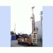 Sondeuse autonome hydraulique sur chenilles caoutchouc