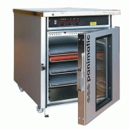 Support de four inox climatisé 10 plaques 400x600 Porte vitrée Panimatic