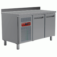 Table ventilée 2 portes gn 1/1 260 litres profi line 1350x700xh880/... - PMR2/R2-BA
