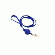Zip tour de cou rétractable - reference : zipcordon - lot de 100pcs - 3 coloris disponibles