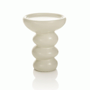 AQA Design Table basse ONDA en plastique blanc L.44 P.44 H.55 MP03132 - blanc plastique MP03132