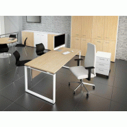 Bureau droit professionnel Aquis - individuel en bois - plusieurs dimensions et finitions Bureau droit professionnel Aquis - individuel en bois - plusieurs dimensions et finitions
