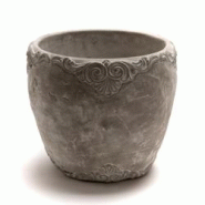Cache pot Moulure petit modèle - Gris Rond Pierre Amadeus 16x16 cm - gris pierre 3520071863207 Cache pot Moulure petit modèle - Gris Rond Pierre Amadeus 16x16 cm - gris pierre 3520071863207