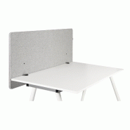 Cloison acoustique de bureau FLEXMIUT D 120 cm gris clair hjh OFFICE - gris multi-matériau 891008 Cloison acoustique de bureau FLEXMIUT D 120 cm gris clair hjh OFFICE - gris multi-matériau 891008