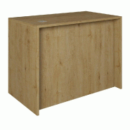 Comptoir Alias L120xP60xH90cm - chêne clair
