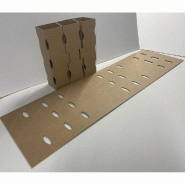 Croisillon de protection pour bouteilles - Caisse d'expédition brun 36x9.8x9.8cm - Par 15