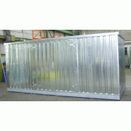 Entrepôt de stockage 6 m - avec fourreaux et rétention de 1454 litres