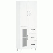 Helloshop26 - Buffet bahut commode armoire meuble de rangement organisateur cuisine salle de séjour salon haut 69,5 x 34 x 180 cm 02_0032610 - 300021 Helloshop26 - Buffet bahut commode armoire meuble de rangement organisateur cuisine salle de séjour salon haut 69,5 x 34 x 180 cm 02_0032610 - 300021