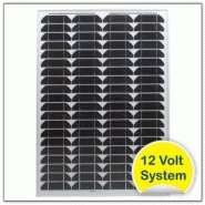 Panneau solaire photovoltaïque 40w  (12v)