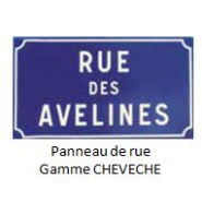 Panneaux et plaques de rue en aluminium - Décor en impression numérique