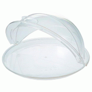 Plateau pourcloche 36193 en polycarbonate transparent Ø40,5cm