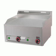RM GASTRO Plaque de cuisson 65x48 électrique chrome durable lisse sans soubassement 400 V REDFOX - FTHC 60 EL - REDFOX - 0615402288682