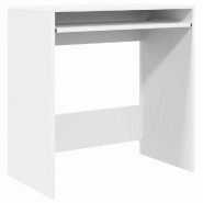 VidaXL Bureau avec tiroir Blanc 77,5 x 43 x 79 cm Bois d'ingénierie Modèle Horizon Marine Plus - 869514