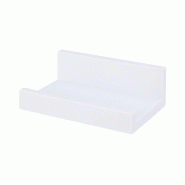 WellHome - Lot de 3 étagères murales en plastique 15,5 x 4,5 x 10,5 cm - multi-matériau WH15249