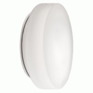 Zafferano Applique Murale/Plafonnier Tambour Ø 300 X 100 Mm. Triac 11,5 W Led 3000 K - Ip44 - Culot Neutre, Vtr.B.Co - transparent LD9701N0