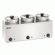 Bain Marie Hotpot 3x pot 3,5L Bartscher