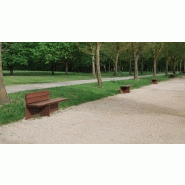 Banc public en bois cyria banquette monsieur