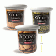 Bouteille multi-usages 250ml avec couvercle blanc 3un - 6623004