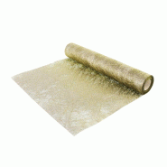 Chemin de table Brillance or 30cm x 10m