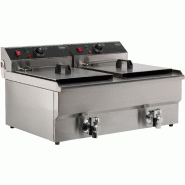Friteuse pro 1er prix électrique 2 bacs2*triphasé 2x10 l - P7455.1007