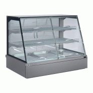 Gastro-Inox Vitrine chauffante pour SnacksToGo 3x GN1/1 1076x717x845mm - 7445908481415