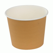 Gobelet Carton NOVACUP FORMAT RESTAURATION 100ml - Haute Densité FSC - Recyclable & Éco-responsable - Lot de 4000 - beige en carton GHXL108
