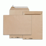 GPV Lot de 25 Paquet de 10 pochettes Everyday kraft brun 260x330/24, 90 g/m², adhésives avec bande - 3250650062829