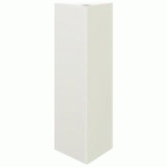 Helloshop26 - Jardinière bac lit surélevé plantes fleurs terrasse jardin triangulaire 30 x 26 x 75 cm acier blanc 02_0038803 - 3000217659050 Helloshop26 - Jardinière bac lit surélevé plantes fleurs terrasse jardin triangulaire 30 x 26 x 75 cm acier blanc 02_0038803 - 3000217659050